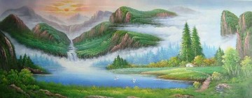 Chinese Mountains Landscapes from China Oil Paintings